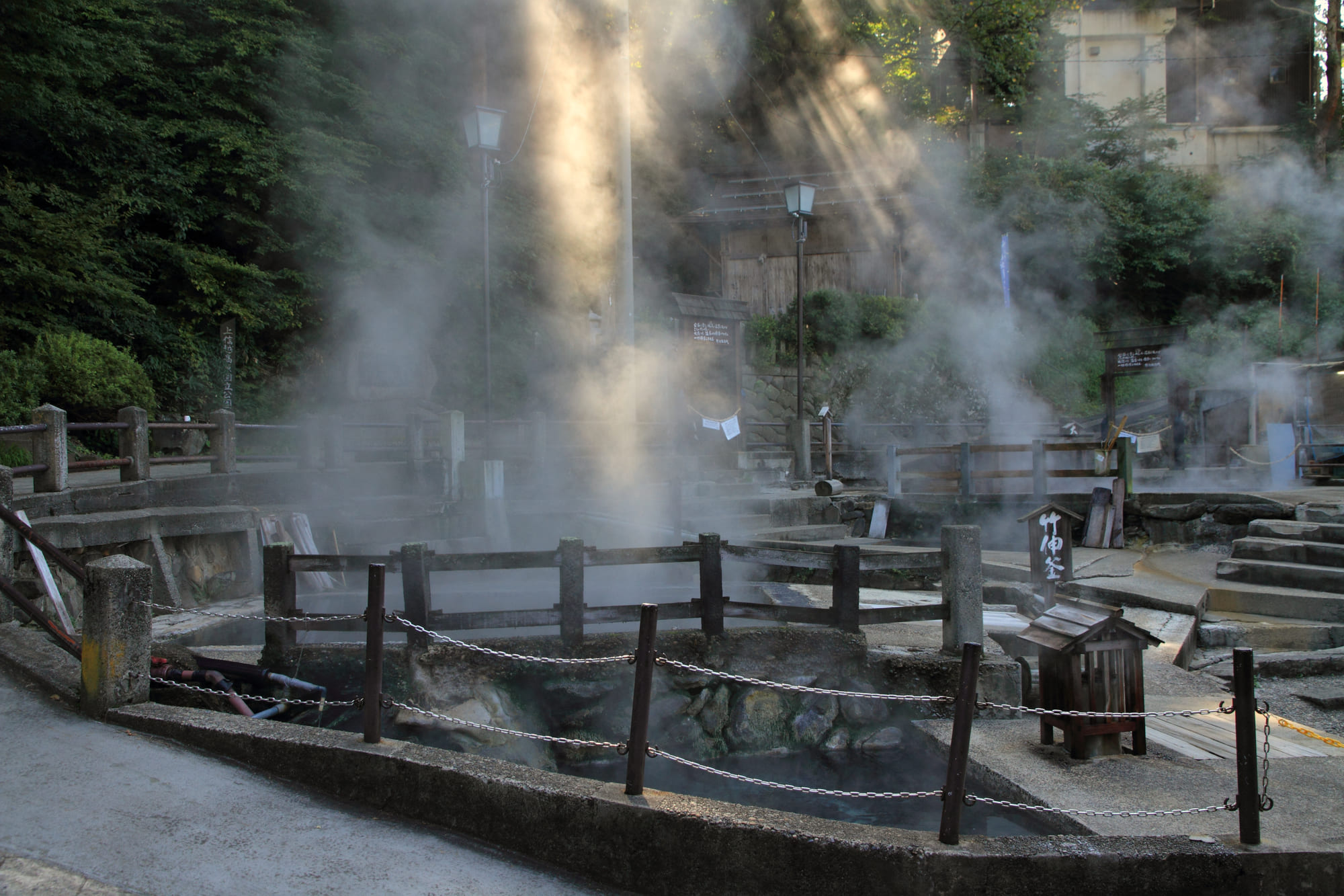 温泉地へ観光しながら向かう旅